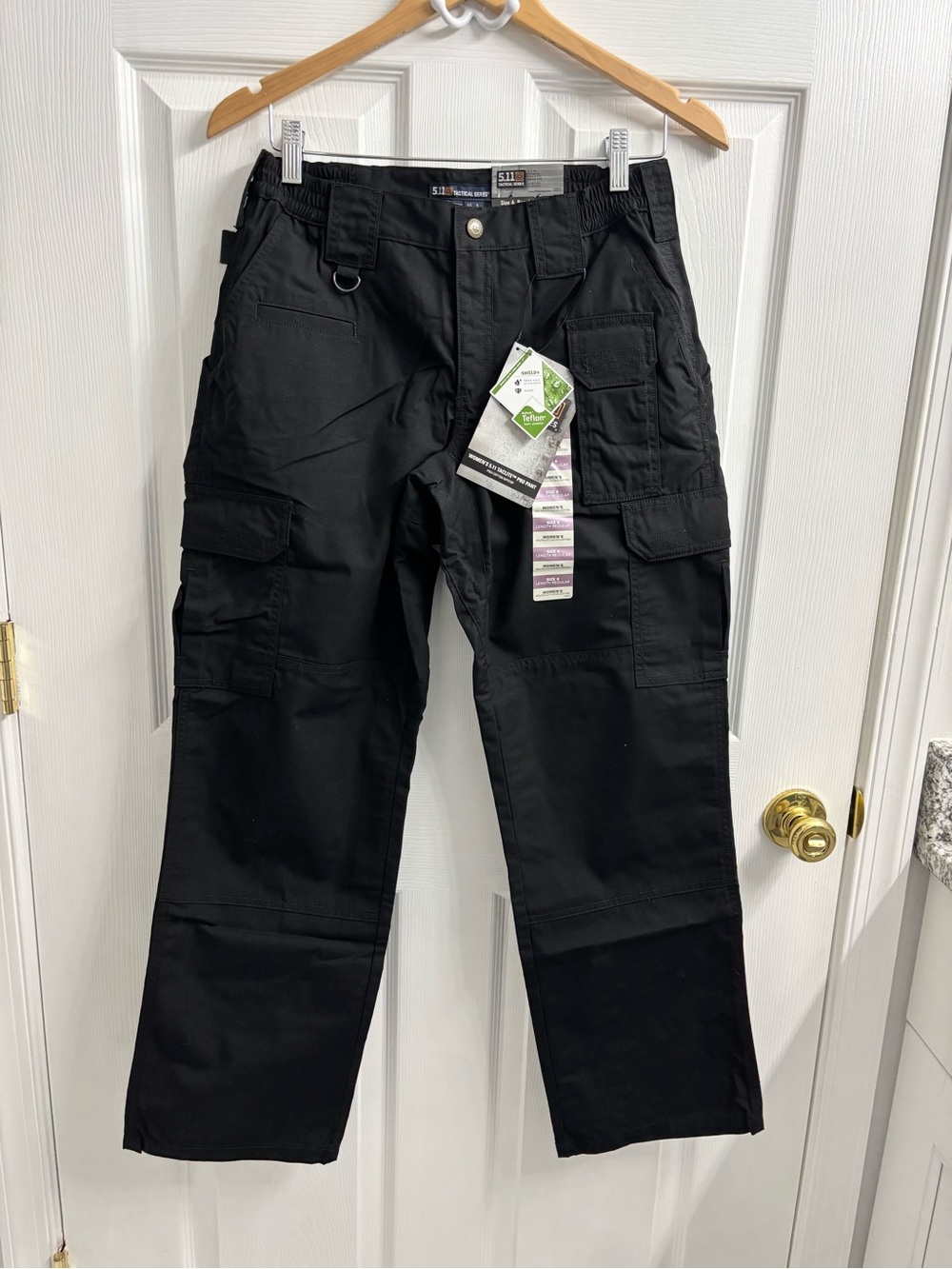 5.11 Tactical Women’s Taclite Pro Cargo Pants Size 6 NWT Ripstop Black Gorpcore
